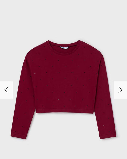 Mayoral longsleeve in cotone bambino/a
colore violetto 7094