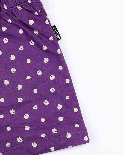 Santoro - Pigiama Manica Corta Viola