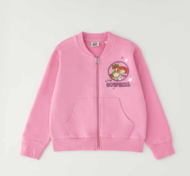 Sarabanda Felpa Bambina Toy Story Jessie Cowgirl Rosa con Zip