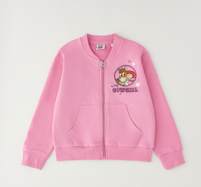 Sarabanda Felpa Bambina Toy Story Jessie Cowgirl Rosa con Zip