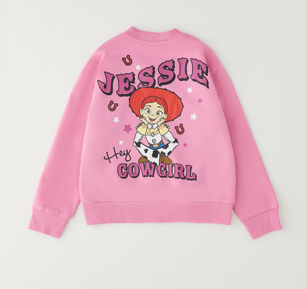 Sarabanda Felpa Bambina Toy Story Jessie Cowgirl Rosa con Zip