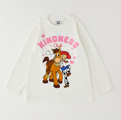 Maglia bambina Disney Pixar Toy Story Jessie e Bullseye – Panna by Sarabanda