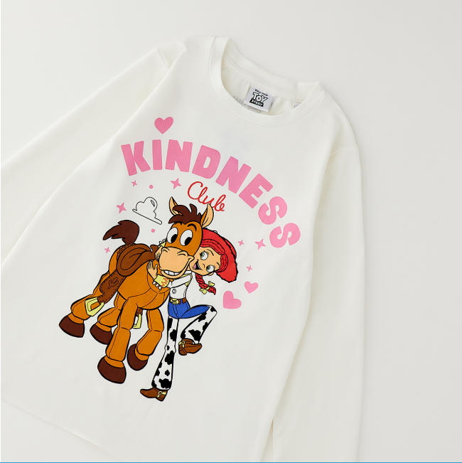 Maglia bambina Disney Pixar Toy Story Jessie e Bullseye – Panna by Sarabanda