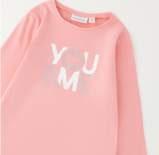 Sarabanda - Maglietta Pink Bambina
