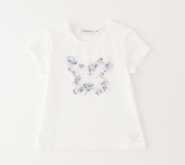 Sarabanda - T-Shirt Elegante Bambina