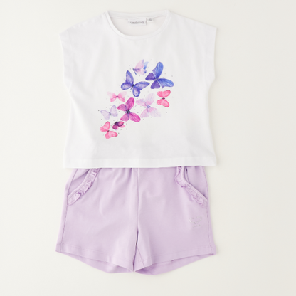 Sarabanda - Completo Sportivo Bambina Lilla