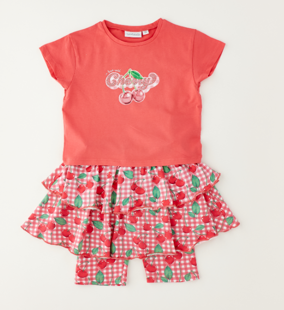 Sarabanda - Completo con Gonna Bambina Fruit