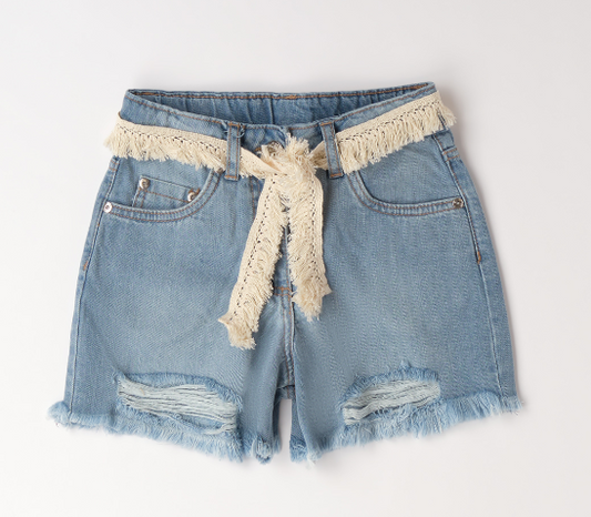 Sarabanda - Short Denim con Cintura Ragazza