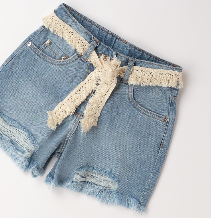 Sarabanda - Short Denim con Cintura Ragazza