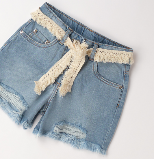 Sarabanda - Short Denim con Cintura Ragazza