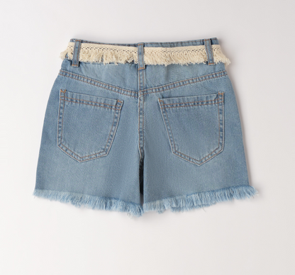 Sarabanda - Short Denim con Cintura Ragazza