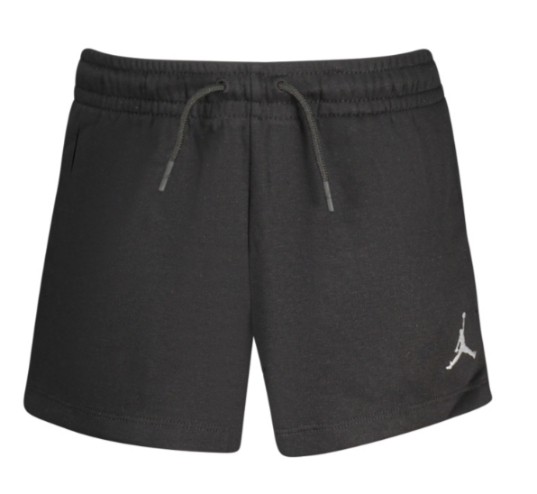 JORDAN - PANTALONE SHORT BAMBINA NERO