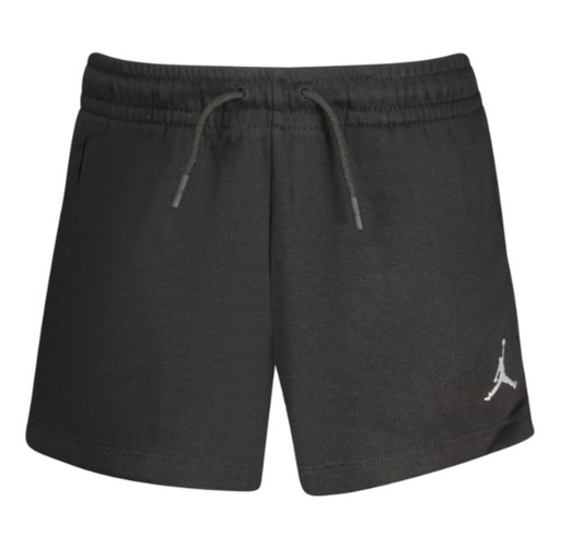 JORDAN - PANTALONE SHORT BAMBINA NERO