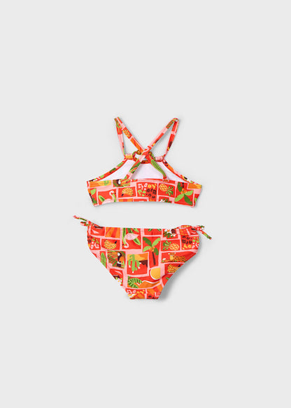 Mayoral - Bikini stampa fiocco bambina