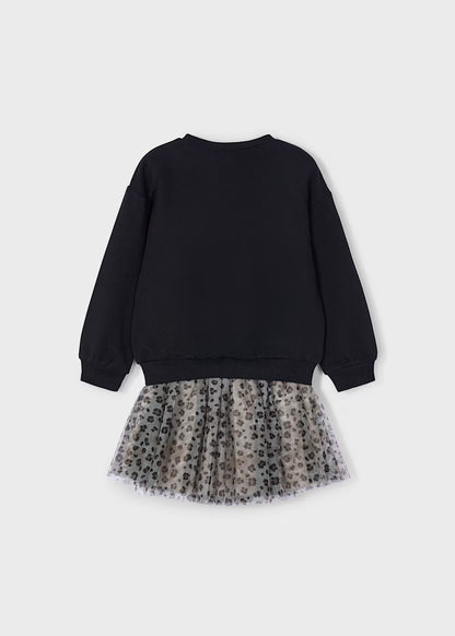 Mayoral - Completo gonna tulle e felpa bambina