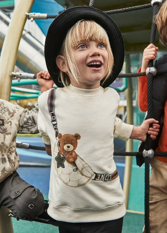 Mayoral - Completo leggings e felpa orso