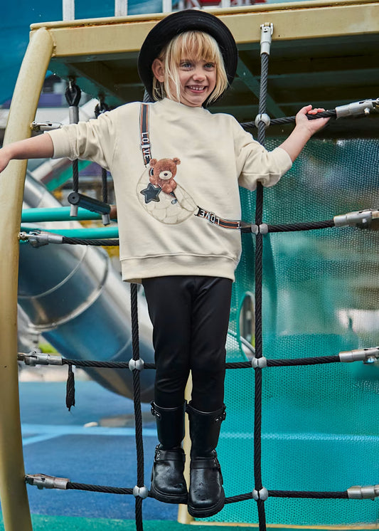 Mayoral - Completo leggings e felpa orso