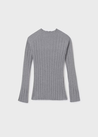Mayoral - Maglietta lupetto tricot ragazza