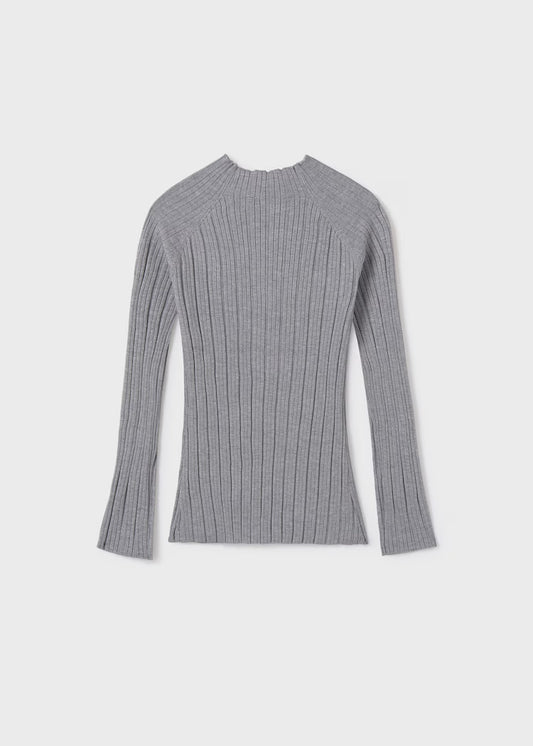 Mayoral - Maglietta lupetto tricot ragazza