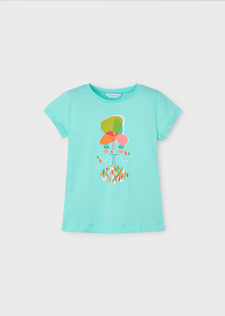 Mayoral - Maglietta stampata bambina