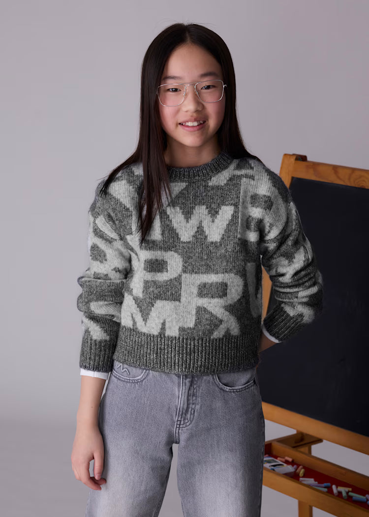 Mayoral - Maglione jacquard ragazza