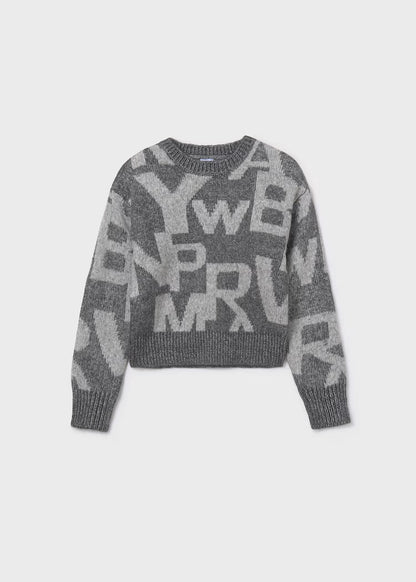Mayoral - Maglione jacquard ragazza