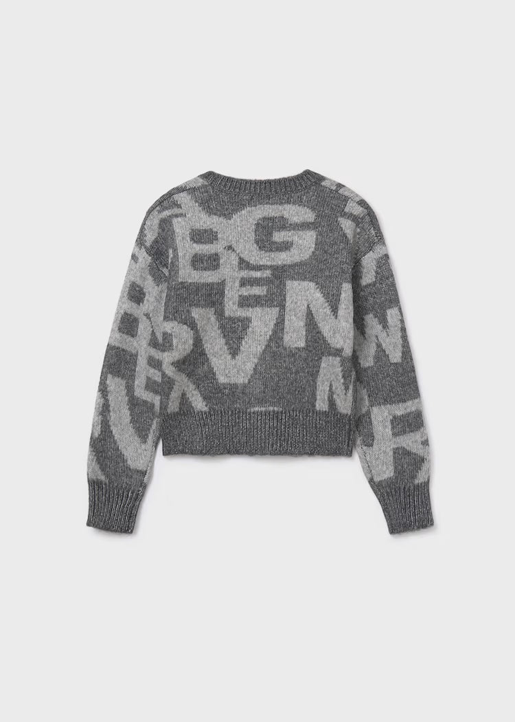 Mayoral - Maglione jacquard ragazza