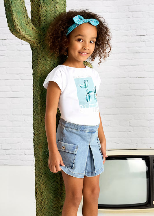 Mayoral - Pantaloncino Denim