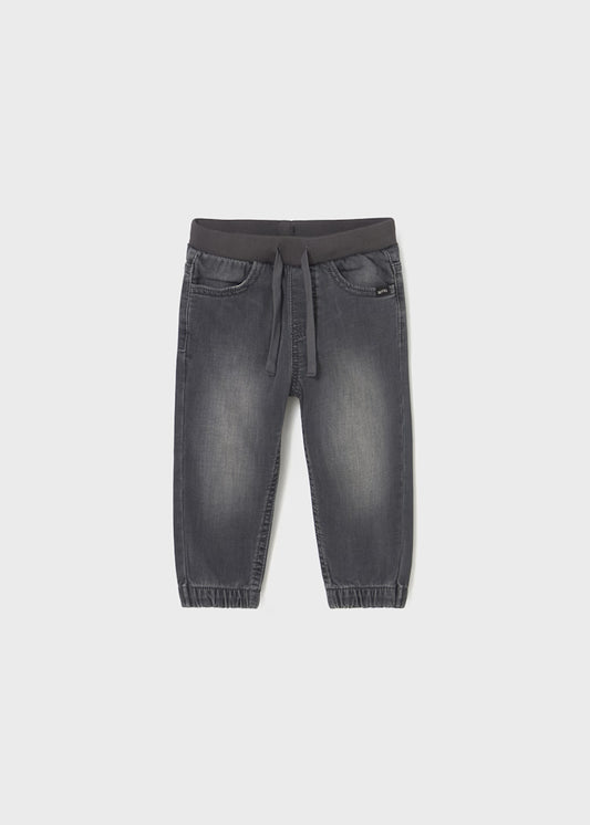 Mayoral - Pantalone lungo jeans jogger