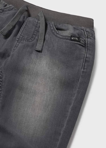 Mayoral - Pantalone lungo jeans jogger