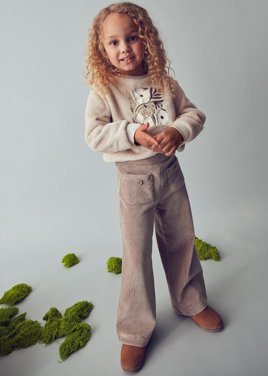 Mayoral - Pantalone velluto a costine bambina