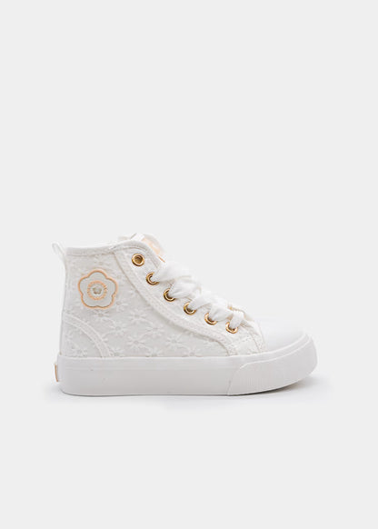 Mayoral - Scarpe sportive alte traforate bambina
