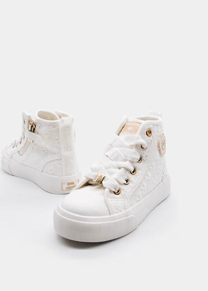 Mayoral - Scarpe sportive alte traforate bambina