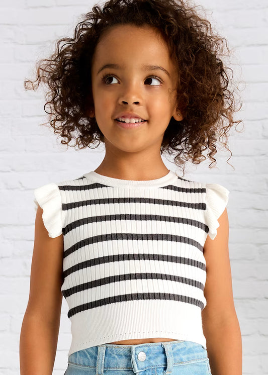 Mayoral - Top tricot costine bambina