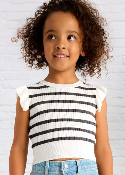 Mayoral - Top tricot costine bambina
