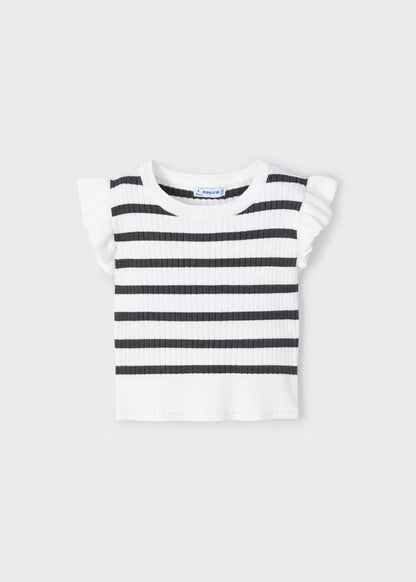 Mayoral - Top tricot costine bambina