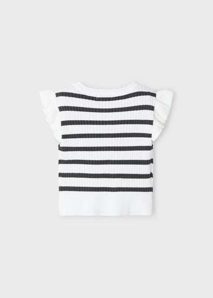 Mayoral - Top tricot costine bambina