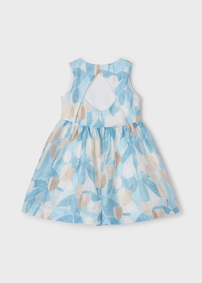 Mayoral - Vestito stampato fiori bambina